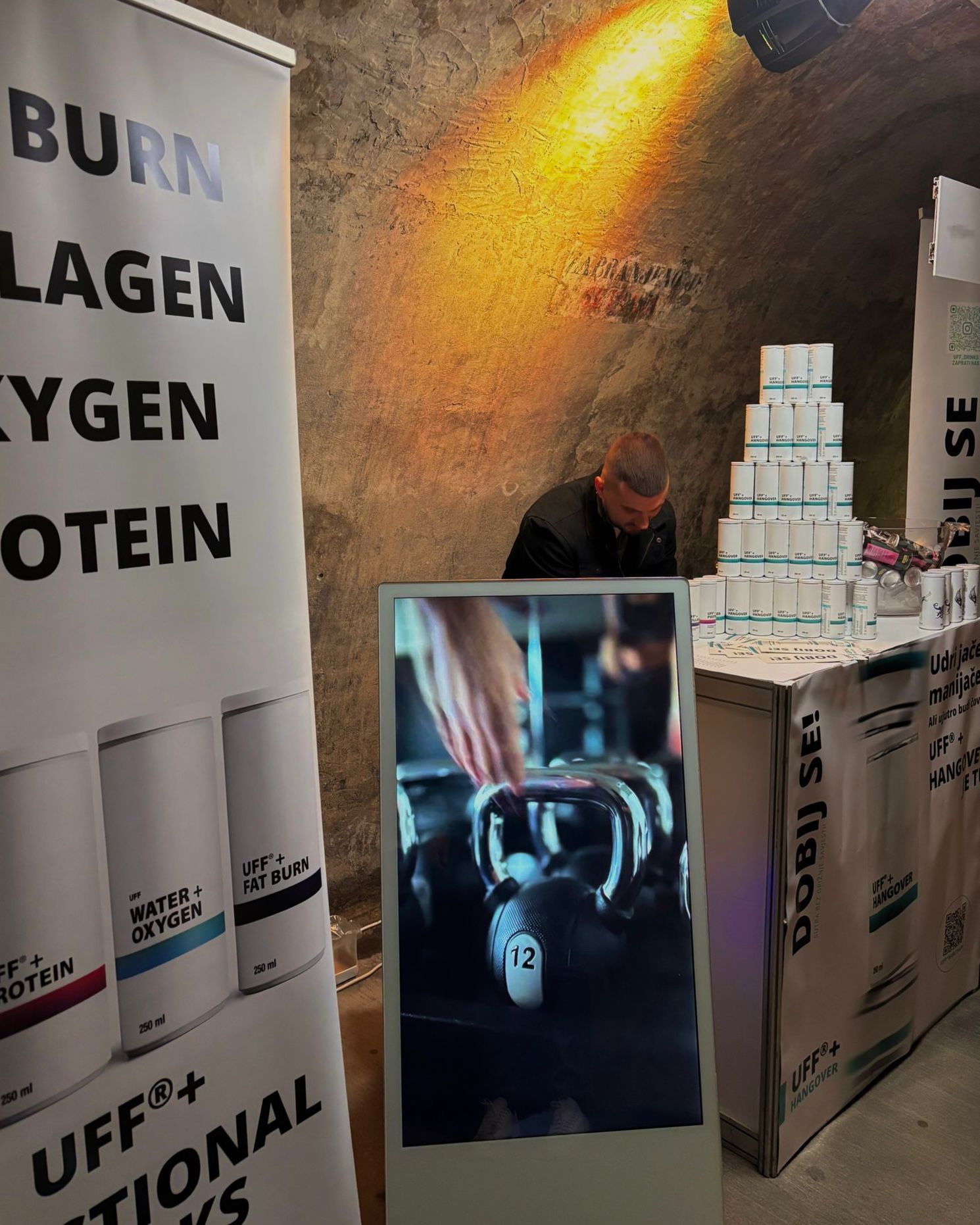 UFF® at Zagreb Underground ’26: We showed up with a pyramid of UFF® + Hangover — and the tunnel was never the same
